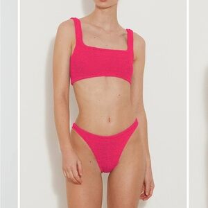 Hunza G Xandra bikini set hot pink